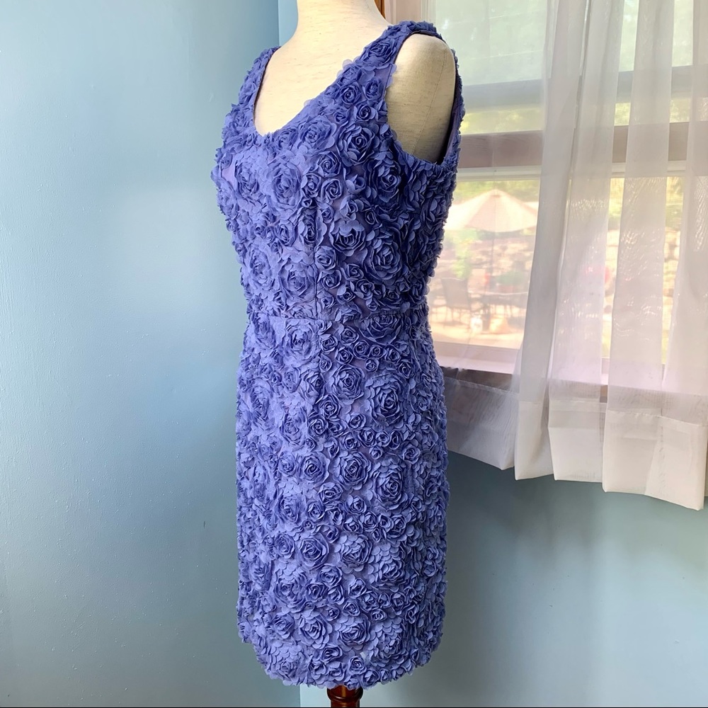 Cynthia Steffe Purple Tulle Rosette Dress - Picture 5 of 10